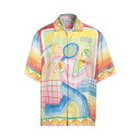 【送料無料】 カサブランカ メンズ シャツ トップス Shirts Orange