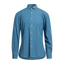 BARBA Napoli バルバナポリ シャツ トップス メンズ Shirts Light blue