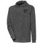 ƥ  ѡåȥ  Las Vegas Raiders Antigua Tonal Logo Absolute Pullover Hoodie Heather Black