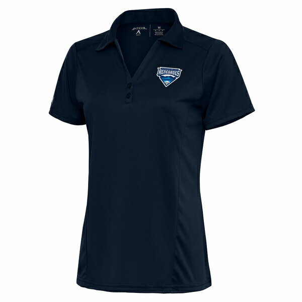 アンティグア レディース ポロシャツ トップス Hudson Valley Renegades Antigua Women's Tribute Polo Navy