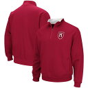 コロシアム メンズ ジャケット＆ブルゾン アウター Harvard Crimson Colosseum Tortugas Team Logo QuarterZip Jacket Crimson