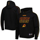 ヒューゴボス メンズ パーカー スウェットシャツ アウター Phoenix Suns NBA x Hugo Boss Team Bounce TriBlend Pullover Hoodie Black