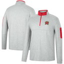 RVA Y p[J[EXEFbgVc AE^[ Maryland Terrapins Colosseum Country Club Windshirt QuarterZip Jacket Heathered Gray/Red