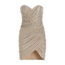 アレクサンドル・ボーティエ レディース ワンピース トップス 'diamond Crystallized Bustier' Short Dress Beige