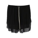 リックオウエンス レディース カジュアルパンツ ボトムス Sporty Shorts In Cupro BLACK (Black)