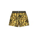 ヴェルサーチ レディース カジュアルパンツ ボトムス Barocco Print Pijama Shorts Black