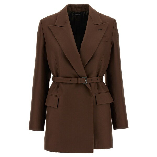 ブリオーニ レディース ジャケット&ブルゾン アウター 'prisca' Blazer Brown