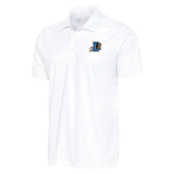 アンティグア メンズ ポロシャツ トップス Durham Bulls Antigua Big & Tall Tribute Polo White