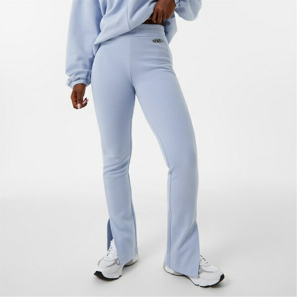 ジャック ウィルス レディース ランニング スポーツ Split Hem Pants Soft Blue
