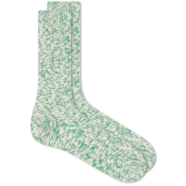 Amj}X CY Y C A_[EFA Anonymous Ism Light Slub Crew Sock Green