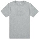 V[s[Jpj[ Y TVc gbvX C.P. Company Embossed Logo T-Shirt Grey