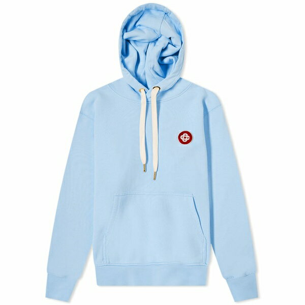 ֥ ǥ ѡåȥ  Casablanca Logo Patch Hooded Sweat Blue