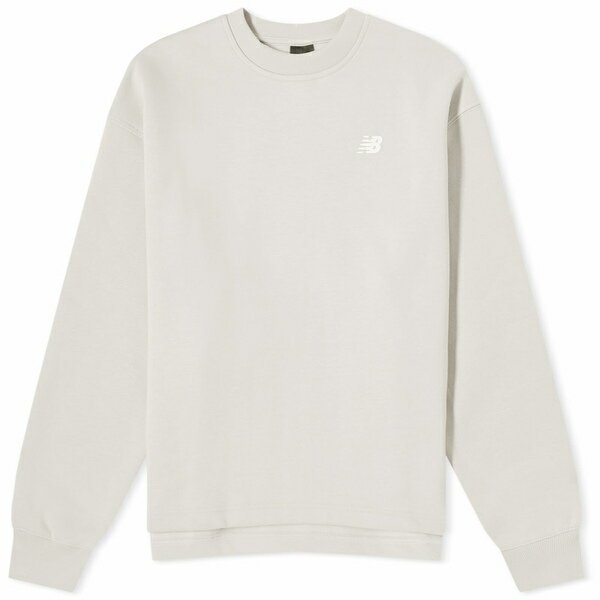 ニューバランス レディース パーカー・スウェットシャツ アウター New Balance Linear Heritage Brushed Back Fleece Crewneck Neutrals