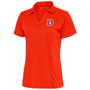 AeBOA fB[X |Vc gbvX Denver Broncos Antigua Women's Throwback Logo Tribute Polo Orange