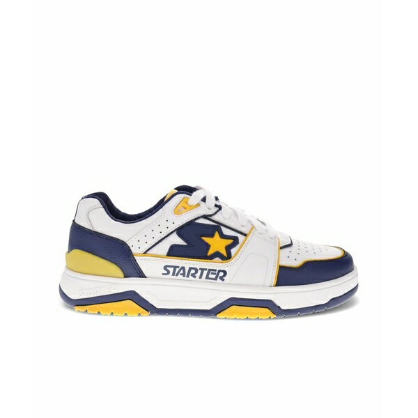 スターター メンズ スニーカー シューズ Men's Fastbreak Ty Mopking Gold Bells Sneaker White-Navy-Yellow