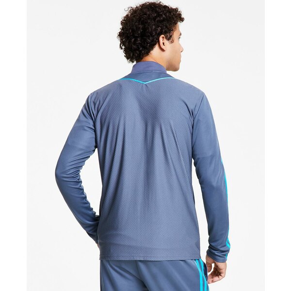 アディダス メンズ ジャケット＆ブルゾン アウター Men 039 s Tiro 23 Slim-Fit Performance 3-Stripes Track Jacket Team Onix / Lucid Cyan