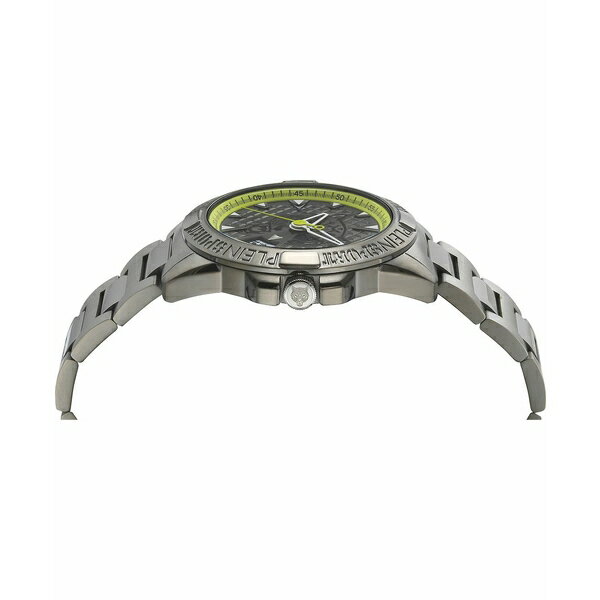 プレインスポーツ レディース 腕時計 アクセサリー Men's Touchdown Gray Stainless Steel Bracelet Wa..