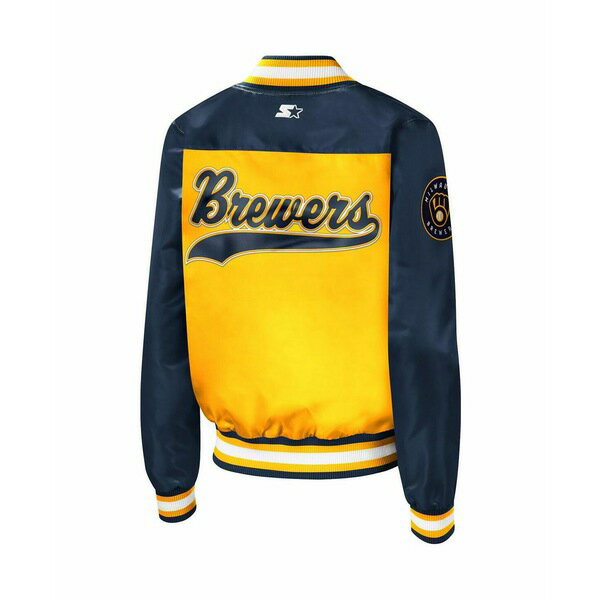 スターター レディース ジャケット＆ブルゾン アウター Women's Gold Milwaukee Brewers The Legend Full-Snap Jacket Gold