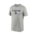 ナイキ レディース Tシャツ トップス Men's Gray Los Angeles Dodgers City Connect Legend Performance T-shirt Gray