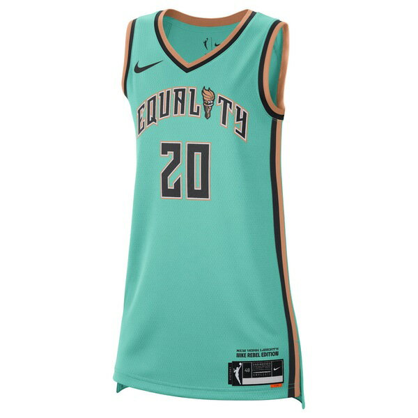 iCL fB[X jtH[ gbvX Sabrina Ionescu New York Liberty Nike Women's 2021 Rebel Edition Victory Player Jersey Green