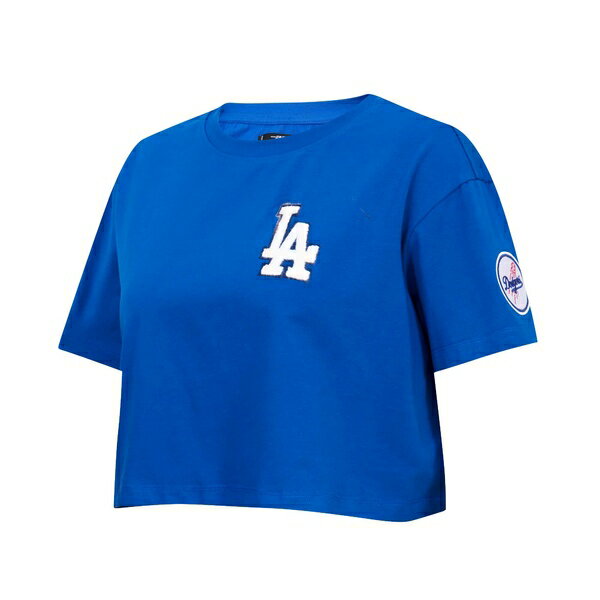 ץ ǥ T ȥåץ Los Angeles Dodgers Pro Standard Women's Classic Team Boxy Cropped TShirt Royal