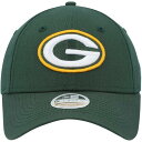ニューエラ レディース 帽子 アクセサリー Green Bay Packers New Era Women's Simple 9FORTY Adjustable Hat Green