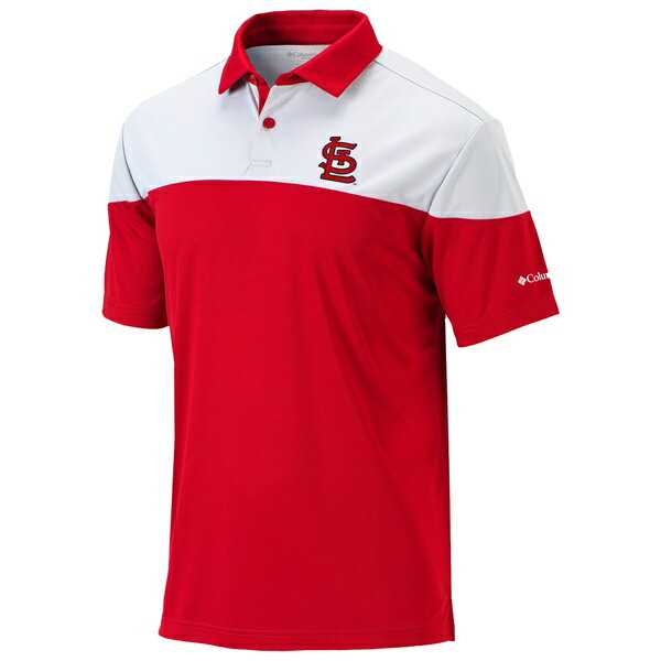 RrA Y |Vc gbvX St. Louis Cardinals Columbia OmniWick Best Ball Polo Red