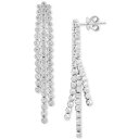 エフィー コレクション レディース ピアス&イヤリング アクセサリー EFFY Diamond Triple Strand Drop Earrings (1-1...