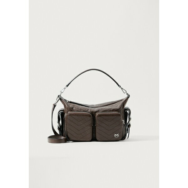 ピンコ レディース ハンドバッグ バッグ CARGO CAMERA BAG - Handbag - marrone castano/matt silver-c..