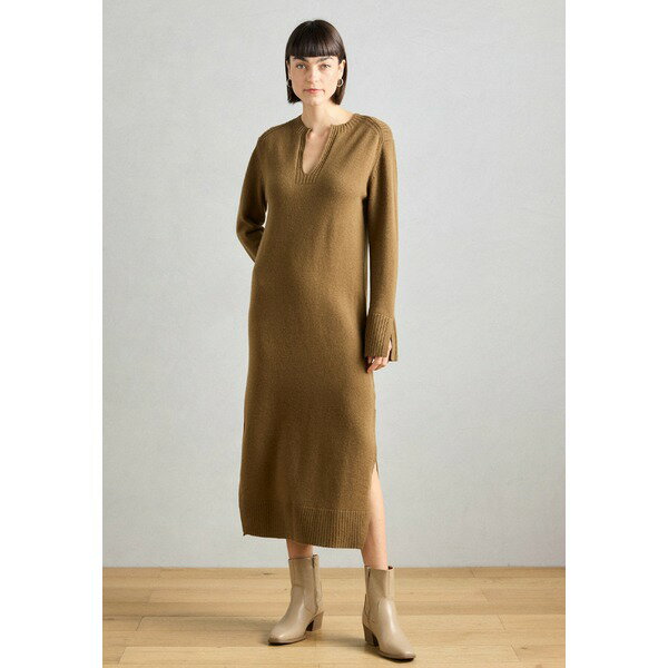 エコアルフ レディース ワンピース トップス RUBI DRESS WOMAN - Jumper dress - biscotti