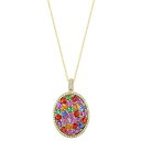 エフィー コレクション レディース ネックレス・チョーカー・ペンダントトップ アクセサリー EFFY Multi-Gemstone (5-7/8 ct. t.w...