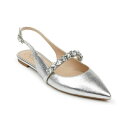 ジュウェルダグレイミシュカ レディース オックスフォード シューズ Women's Bambi Slingback Evening Flats Silver