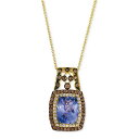 ルヴァン レディース ネックレス・チョーカー・ペンダントトップ アクセサリー Tanzanite (3-5/8 ct. t.w.) & Diamond (3/4...