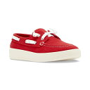 マッデンガール レディース オックスフォード シューズ Galley Boat Shoes Red Canvas
