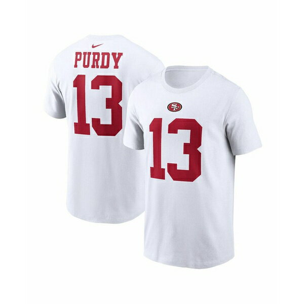 ʥ   ȥåץ Men's Brock Purdy White San Francisco 49ers Player Na...