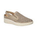 イージーストリート レディース サンダル シューズ Women's Petal Comfort Slip-On Flats Natural