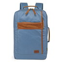 TSDブランド レディース バックパック・リュックサック バッグ Madrone Coated Canvas Large Backpack Denim Blue