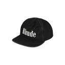 【送料無料】 ルード メンズ 帽子 アクセサリー Hats Black