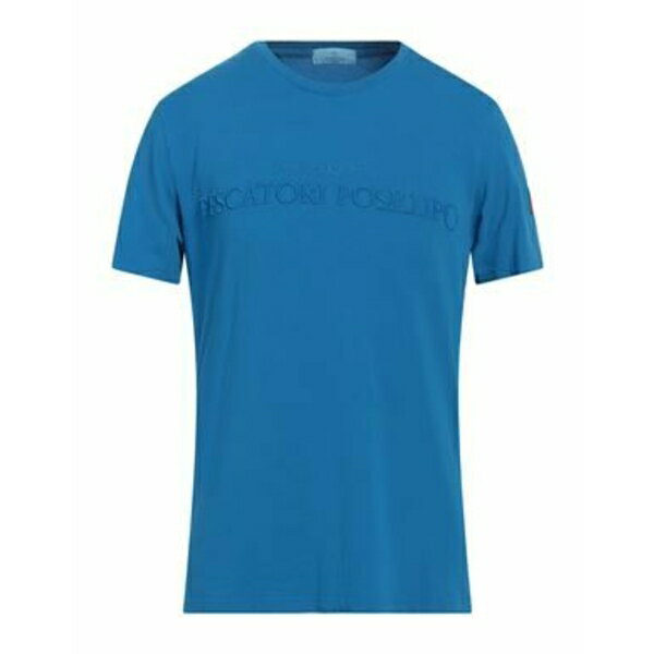 【送料無料】 コオペラティーヴァ ペスカトーリ ポシリポ メンズ Tシャツ トップス T-shirts Azure