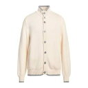 【送料無料】 フェデーリ メンズ カーディガン アウター Cardigans White
