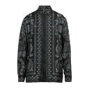 【送料無料】 ヴェルサーチ メンズ シャツ トップス Shirts Black