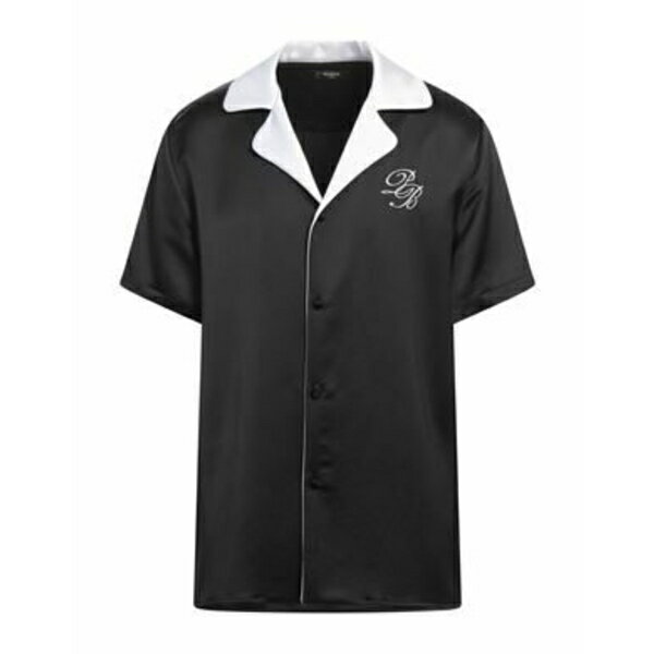 【送料無料】 バルマン メンズ シャツ トップス Shirts Black
