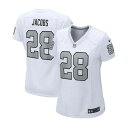 ナイキ レディース カットソー トップス Women's Josh Jacobs Las Vegas Raiders Player Game Team Jers...