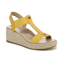バイオニック レディース サンダル シューズ Womens Calera Strappy Sandals Butter yellow nubuck & fabric