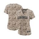 ナイキ レディース カットソー トップス Women's Camo San Diego Padres USMC Alternate Replica Team J...