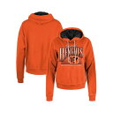ニューエラ レディース カットソー トップス Women's Orange Cincinnati Bengals Boxy Pullover Hoodie Or...