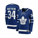 ファナティクス レディース カットソー トップス Women's Auston Matthews Royal Home Breakaway Player Jer...