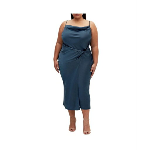 シティーシック レディース ワンピース トップス Plus Size Adelina Dress Navy シティーシック レディース ワンピース トップス Plus Size Adelina Dress Navy