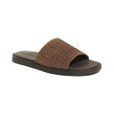 アンソニー ヴィア メンズ スリッポン・ローファー シューズ Men's Miami Suede Comfort Slip On Slides Brown(4)