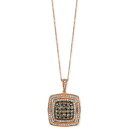ルヴァン レディース ネックレス・チョーカー・ペンダントトップ アクセサリー Chocolate Diamond (1 ct. t.w.) & Vanilla ...